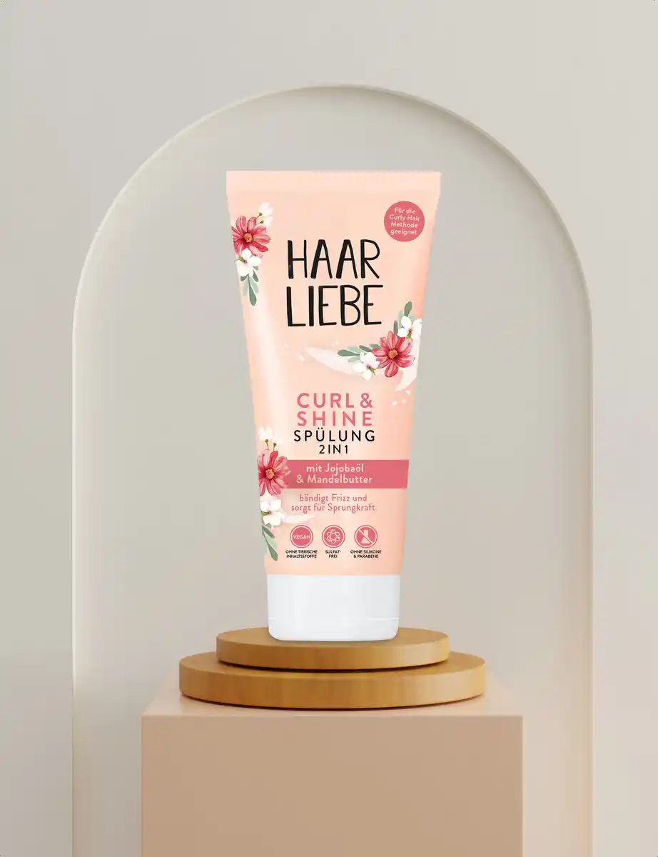 Bild 4 von Haarliebe Curl & Shine 2in1 Spülung, 200 ml