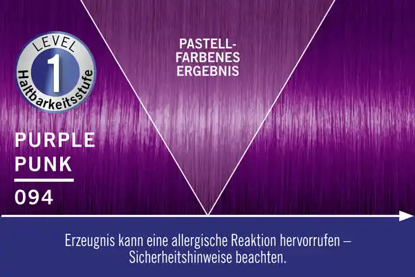 Bild 2 von Schwarzkopf LIVE Ultra Brights Haarfarbe 094 Purple Punk