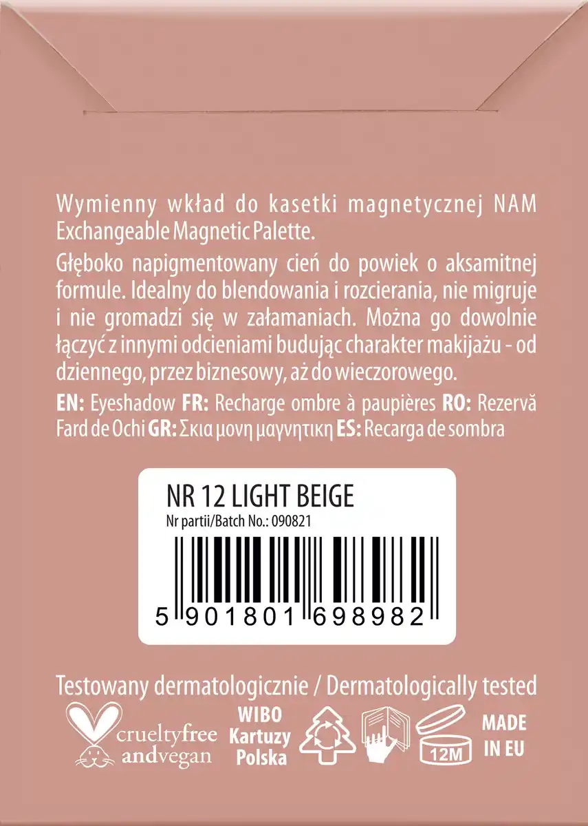 Bild 2 von NAM Eyeshadow Matte nr 12, 3,5 g