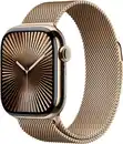 Bild 1 von Apple Watch Series 10 (42mm) GPS+4G Titan mit Milanaise Armband gold/gold