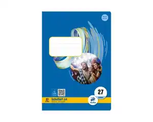 Heft DIN A4 Lineatur 27 16 Blatt