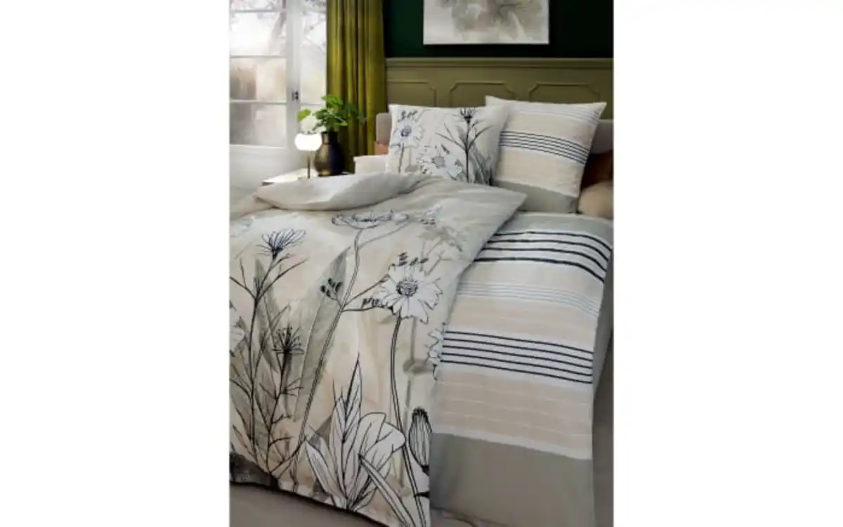 Bild 2 von Bettwäsche Elena Satin, beige, 135 x 200 cm