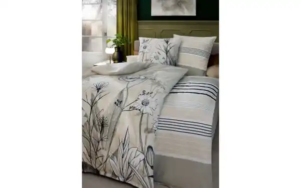 Bild 2 von Bettwäsche Elena Satin, beige, 135 x 200 cm