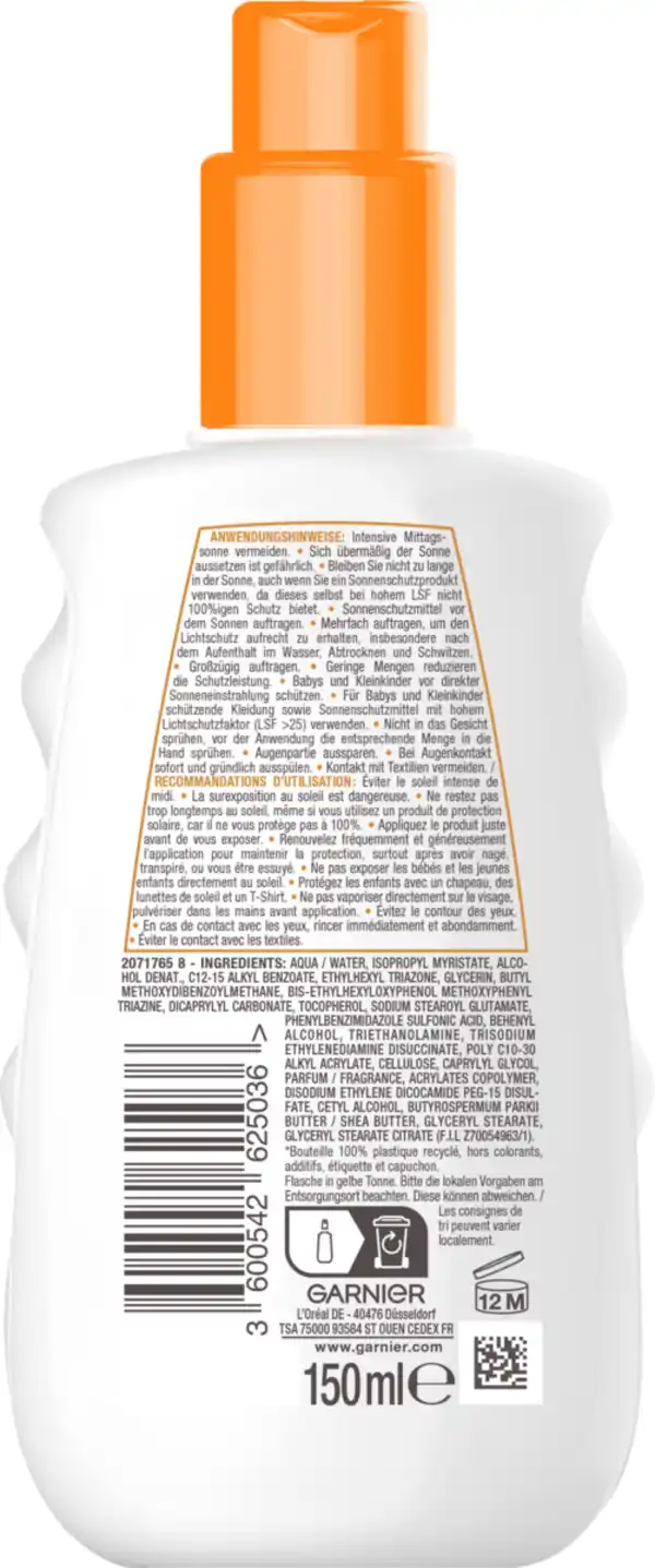 Bild 2 von Garnier Ambre Solaire Hydra Protect+ 24h Sonnenschutz-Milch LSF30, 150 ml