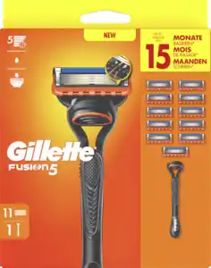 Gillette Fusion5 Rasierer mit 11 Klingen