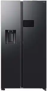 RS90F64EDF Side by Side premium black steel / D