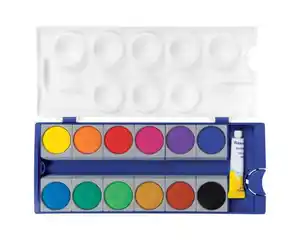 Pelikan Deckfarbkasten K12 12 Farben + 1 Deckweiß