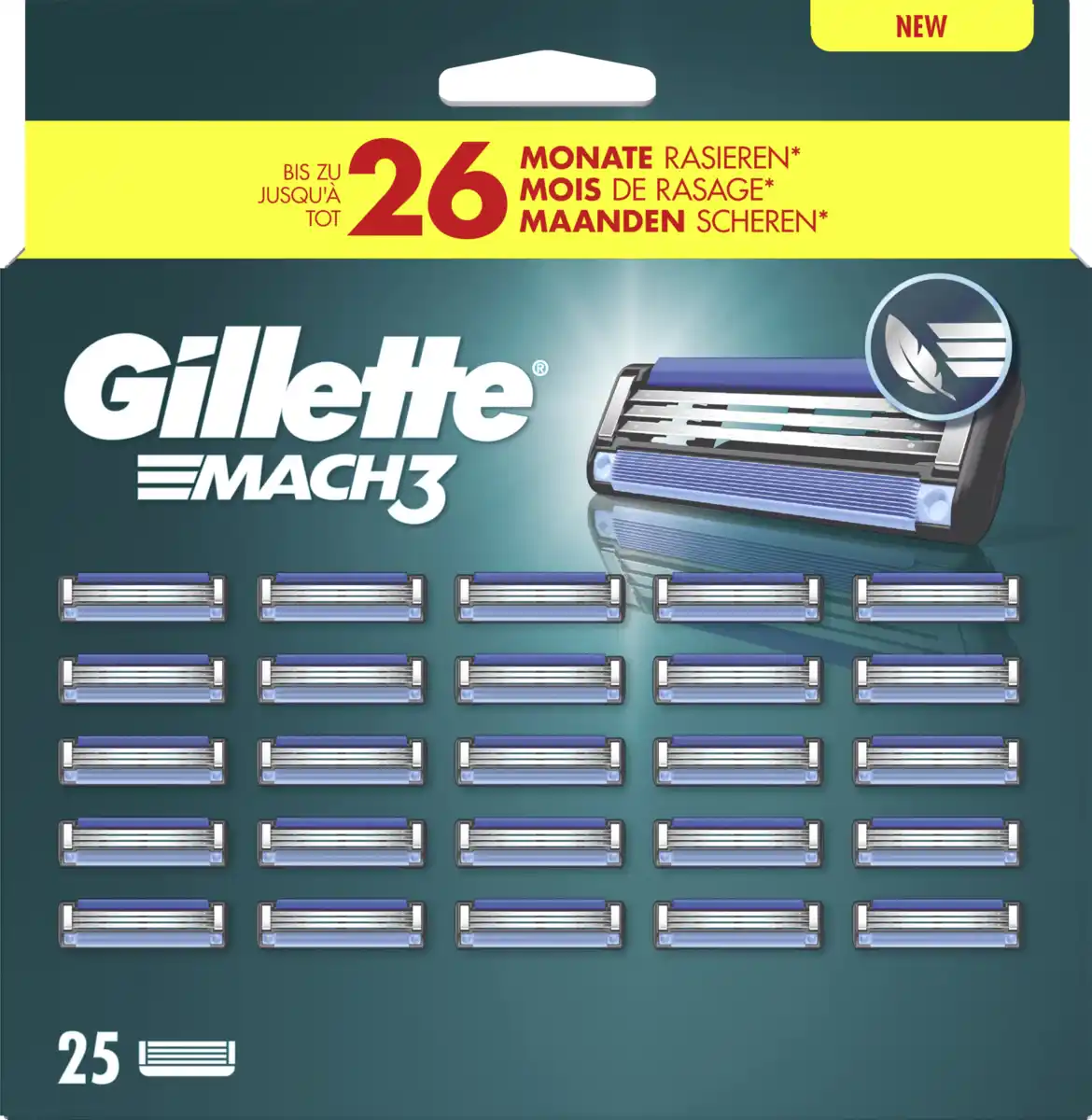 Bild 1 von Gillette Mach3 Rasierklingen