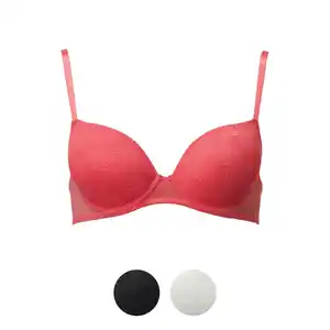 UP2FASHION Damen Push Up BH und Slip, 2er-Pack