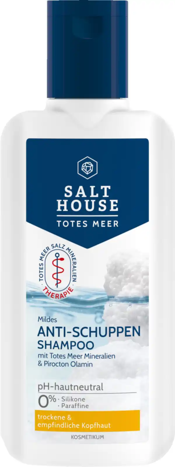 Bild 1 von Salthouse Totes Meer Mildes Anti-Schuppen Shampoo, 250 ml