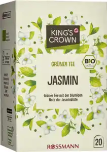 KING'S CROWN Bio Grüner Tee Jasmin, 30 g