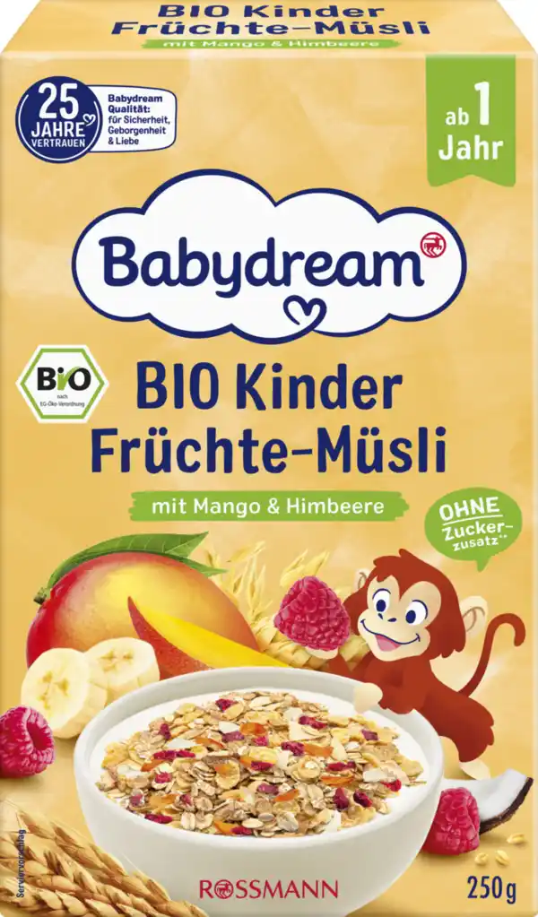 Bild 1 von Babydream Bio Kinder-Früchte-Müsli, 250 g