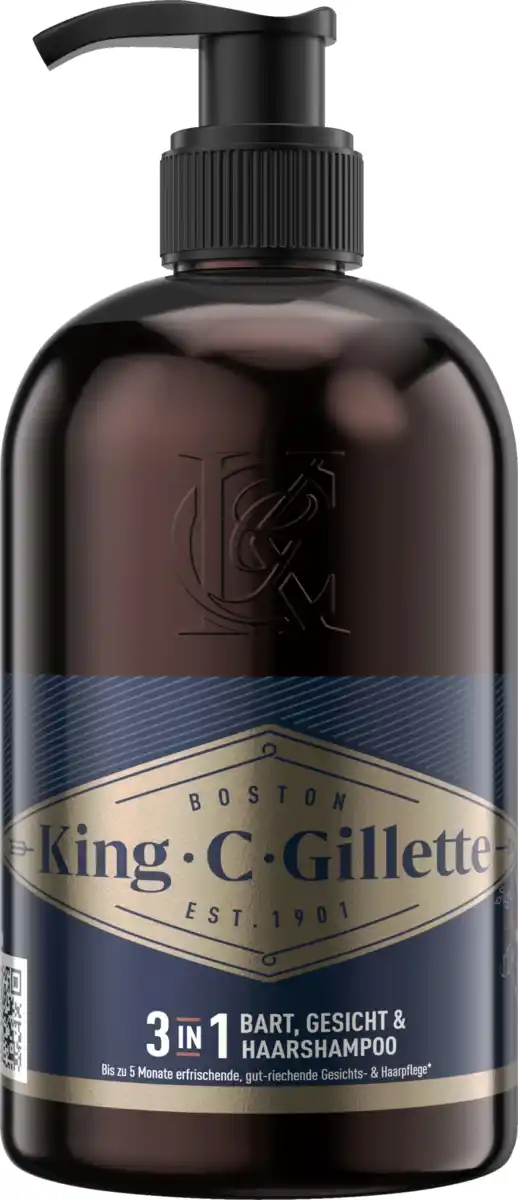 Bild 1 von King C. Gillette Bartpflege Bartshampoo, 350 ml
