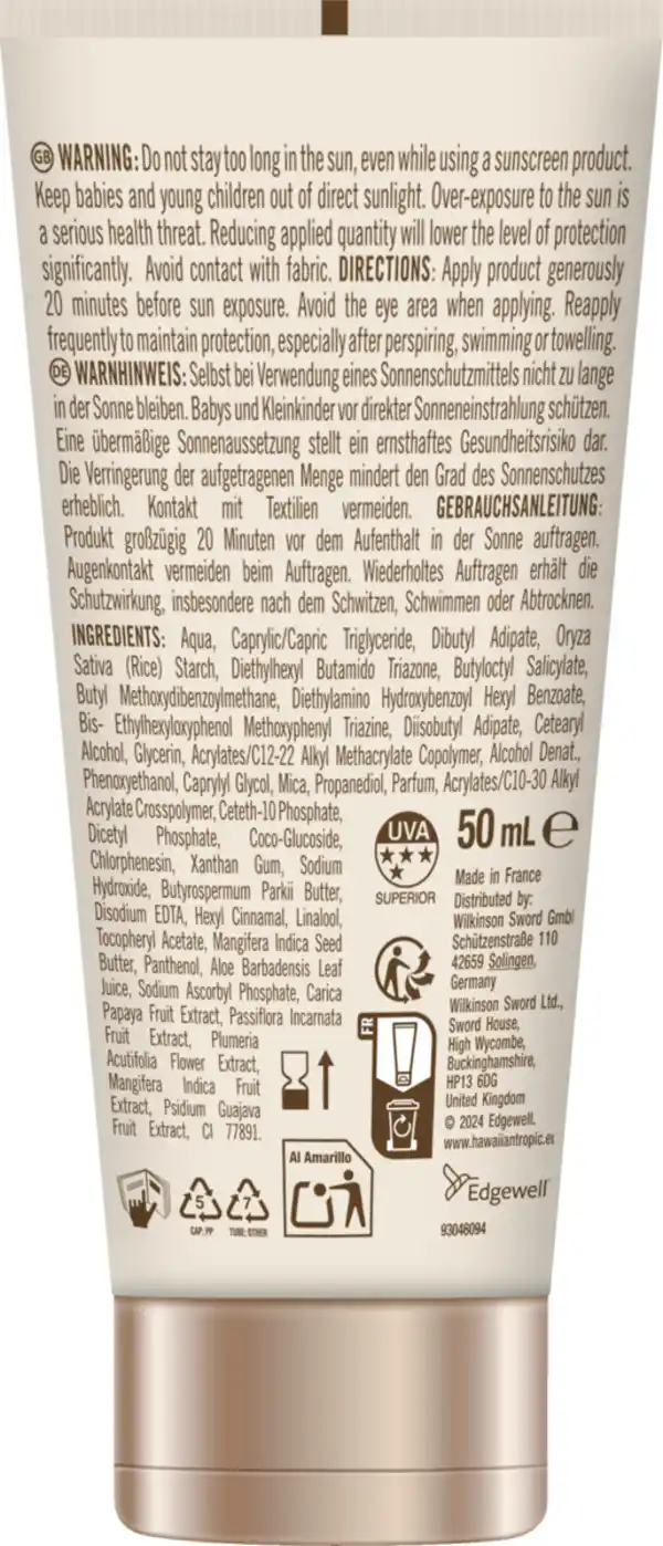 Bild 4 von Hawaiian Tropic Glowing Protection Face Cream LSF50, 50 ml