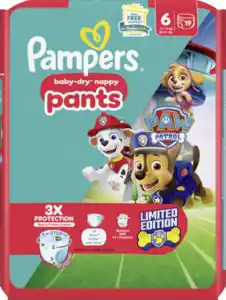 Pampers Baby Dry Pants Paw Patrol Gr. 6 Extra Large (13-19 kg) Single Pack 19 Stück