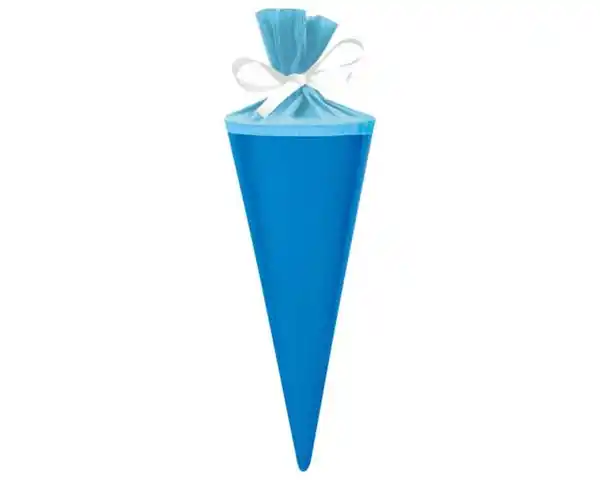 Bild 1 von Mini-Schultüten blanko zum Dekorieren 12 cm rund farbig 6er