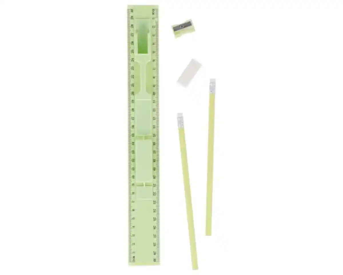 Bild 1 von Schreib-Set 5tlg Lineal 30cm