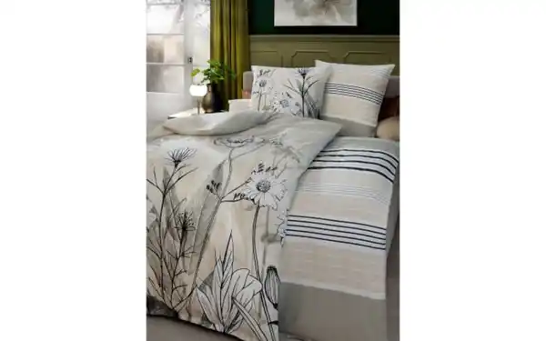 Bild 2 von Bettwäsche Elvira Satin, beige, 135 x 200 cm