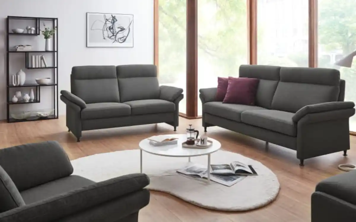 Bild 1 von Carina - Polstergarnitur TS 101, anthrazit, inkl. 1-Sitzer