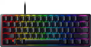 Huntsman Mini (DE) Gaming Tastatur Clicky Optical Switch (Purple) schwarz