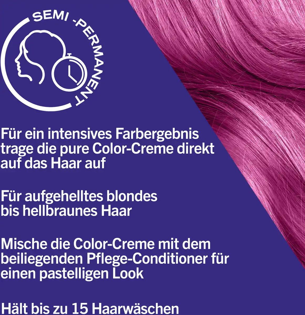Bild 4 von Schwarzkopf LIVE Ultra Brights Haarfarbe 093 Shocking Pink