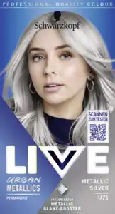 Schwarzkopf LIVE Urban Metallics Haarfarbe U71 Metallic Silver