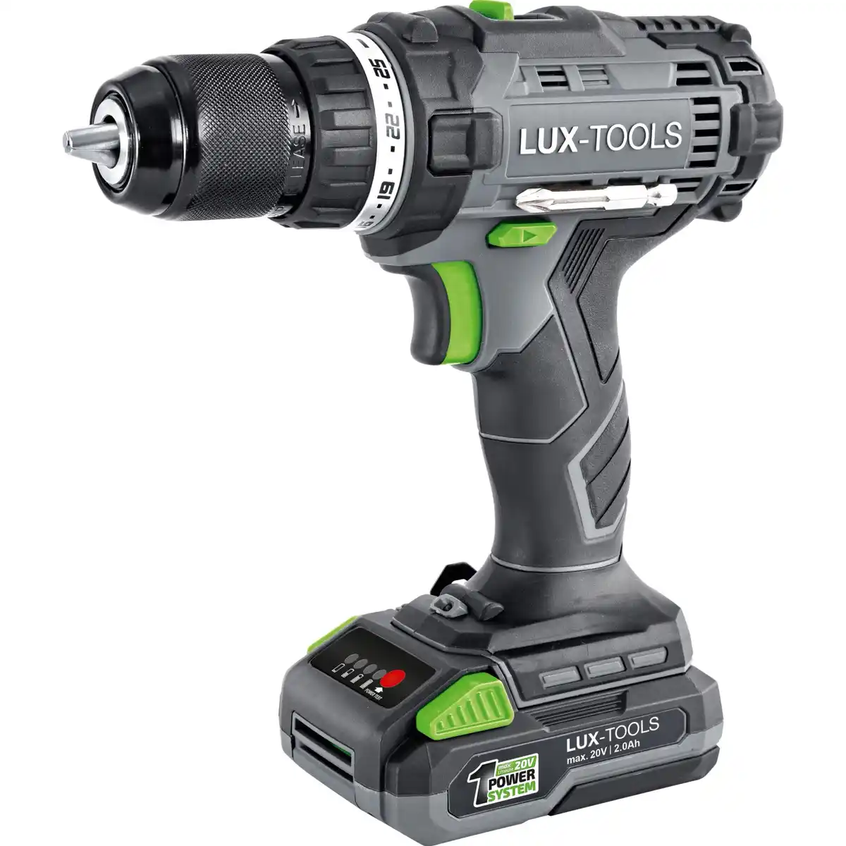 Bild 2 von LUX Akku-Maschinenset 3in1 Bohrschrauber Stichsäge Winkelschleifer 1 PowerSystem