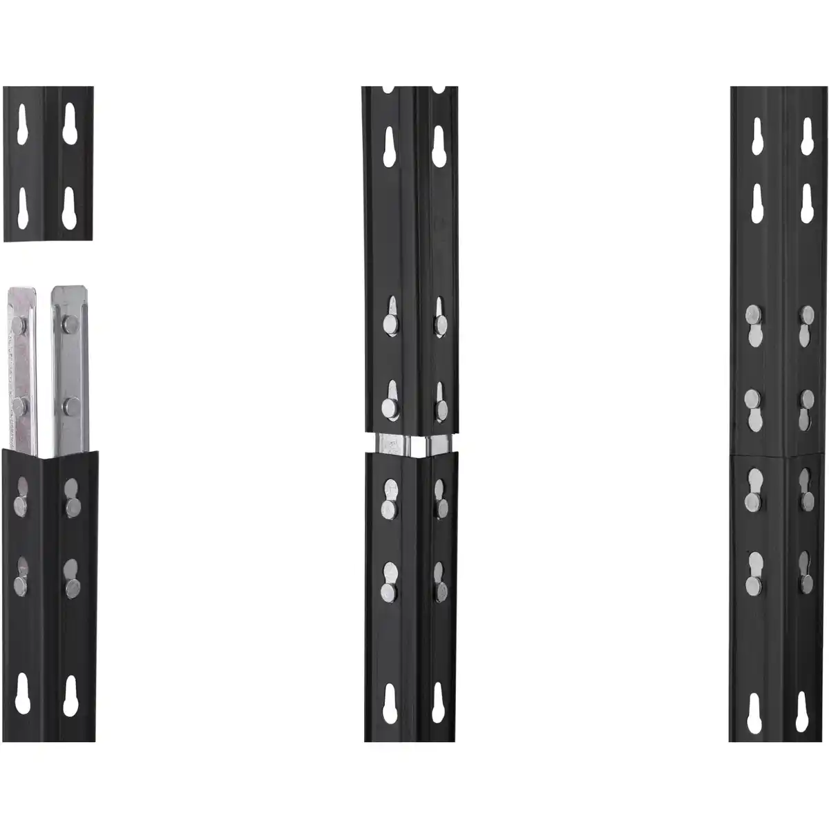 Bild 4 von Ar Shelving Schwerlast-Steckregal Rivet S 180cm x 75cm x 35cm 4B Anthrazit FSC®