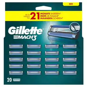 Gillette MACH3 Klingen 20er, 20 Stk