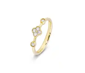585 Gold Ring, Diamanten