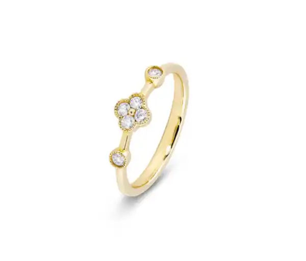 Bild 1 von 585 Gold Ring, Diamanten