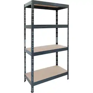 Ar Shelving Schwerlast-Steckregal Rivet S 180cm x 75cm x 35cm 4B Anthrazit FSC®