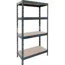 Bild 1 von Ar Shelving Schwerlast-Steckregal Rivet S 180cm x 75cm x 35cm 4B Anthrazit FSC®