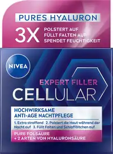 NIVEA Cellular Expert Filler Hochwirksame Anti-Age Nachtpflege, 50 ml