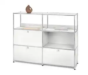 Kommode Metall »CN3« mit 2 Klappen und 1 Schublade