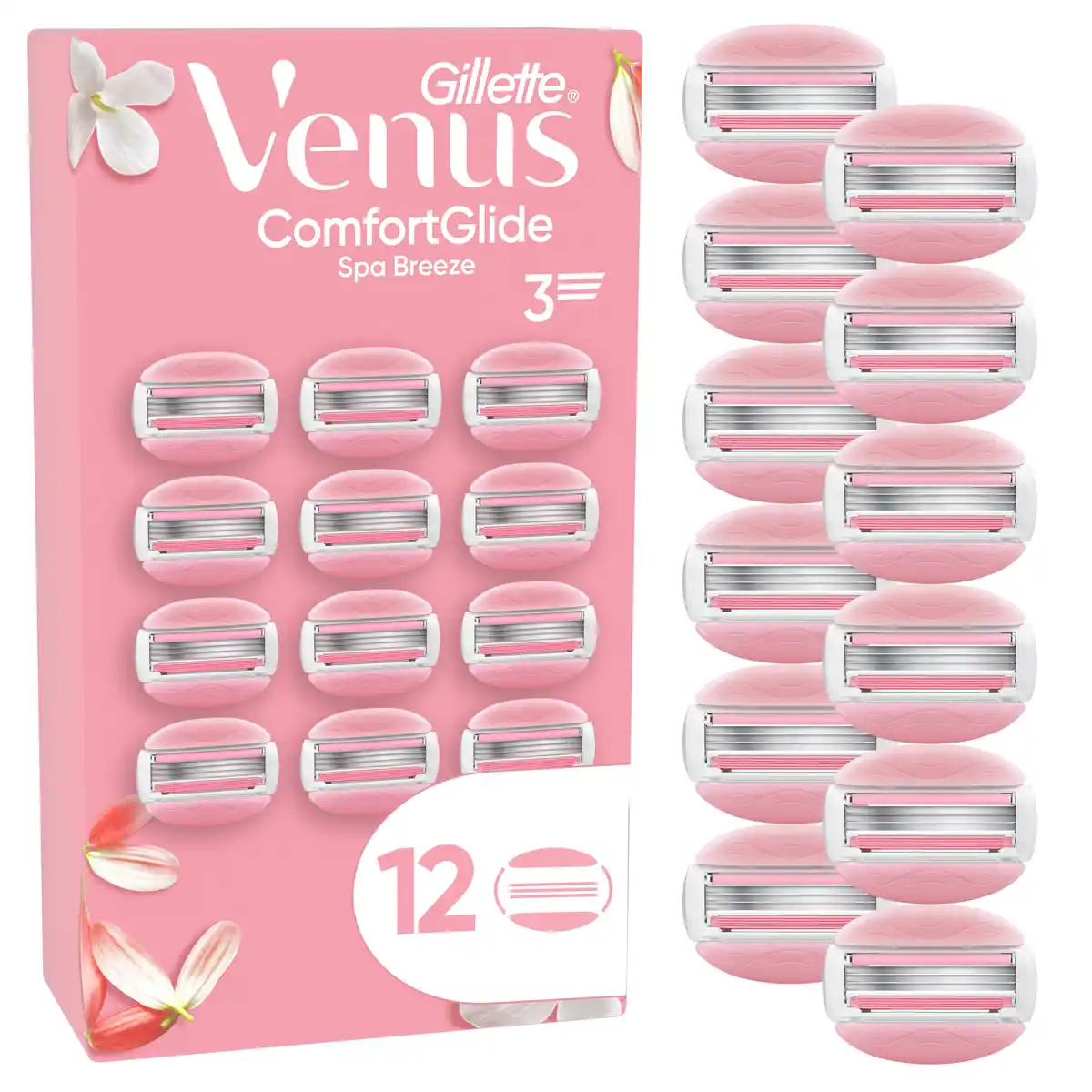 Bild 1 von Gillette Venus Klingen Comfortglide Spa Breeze System Big Pack, 12 Stk