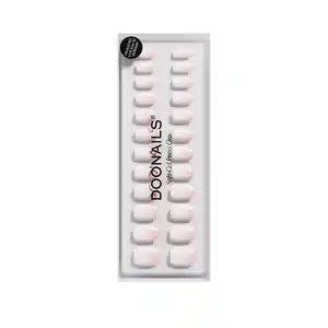 DOONAILS Soft Gel Press Ons Babyboomer Short Square, 0 Babyboomer