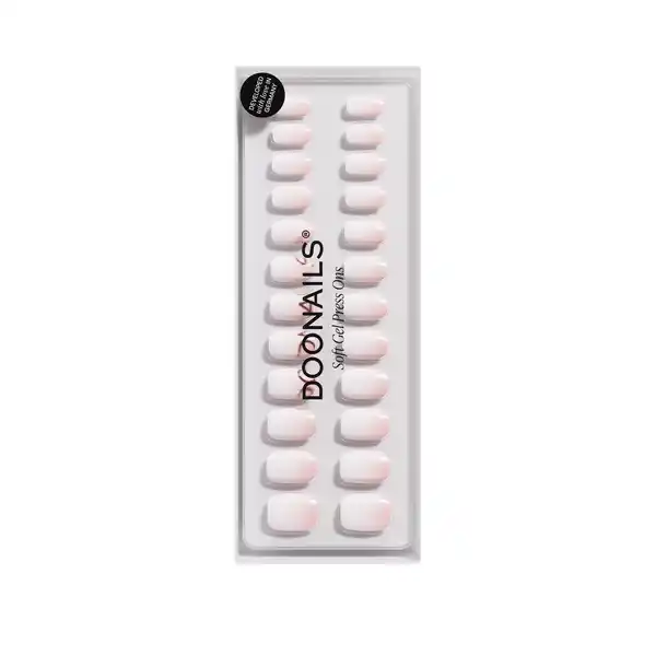 Bild 1 von DOONAILS Soft Gel Press Ons Babyboomer Short Square, 0 Babyboomer