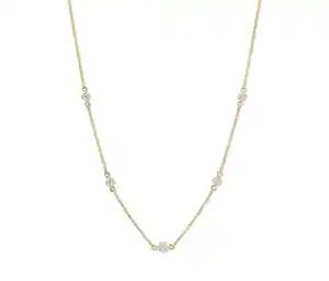 585 Gold Collier, 35 Diamanten