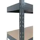 Bild 3 von Ar Shelving Schwerlast-Steckregal Rivet S 180cm x 75cm x 35cm 4B Anthrazit FSC®