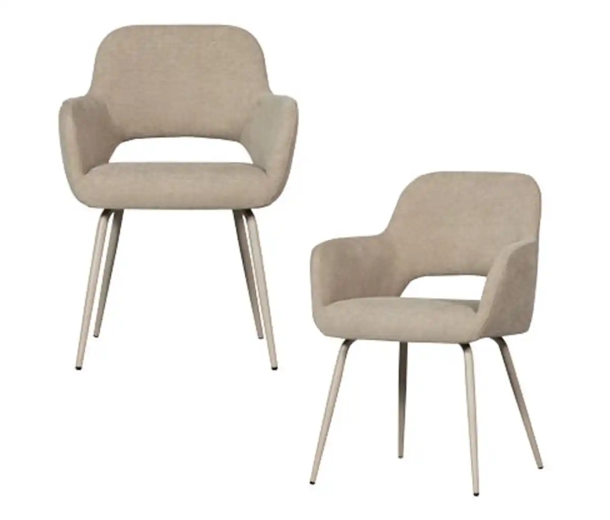 Bild 1 von Woood Stühle »Jenny«, 2er-Set, naturfarben