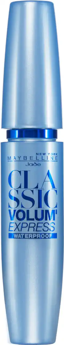 Bild 1 von MAYBELLINE NEW YORK Mascara Volum'Express Waterproof - Intensiver Schwung maximales Volumen und sanfte Pflege, 0 Schwarz
