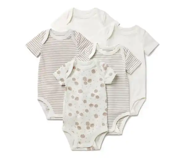 Bild 1 von 5 Baby-Bodys mit Mitwachsfunktion