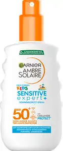 Garnier Ambre Solaire Sensitive Kids Sonnenspray LSF50+, 150 ml