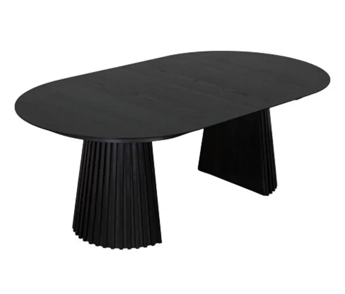 Bild 1 von deVries Diningtisch »Oria«, Black Oak, oval, 120/210 x 120 cm