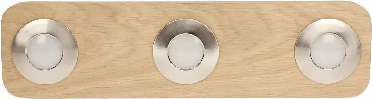 Bild 1 von SPOT Light Deckenleuchte SUNNIVA, LED fest integriert, Warmweiß, Inklusive LED-Leuchtmittel, aus Eichenholz massiv, Naturprodukt