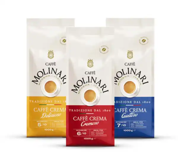 Bild 1 von Caffè Molinari Caffè Crema Probierset - Ganze Bohne