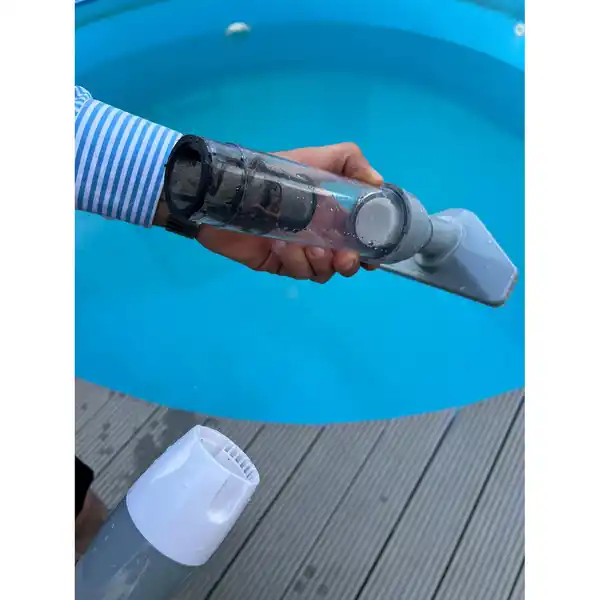 Bild 2 von Pool-Handsauger inkl. Akku und Ladegerät Weiß-Grau