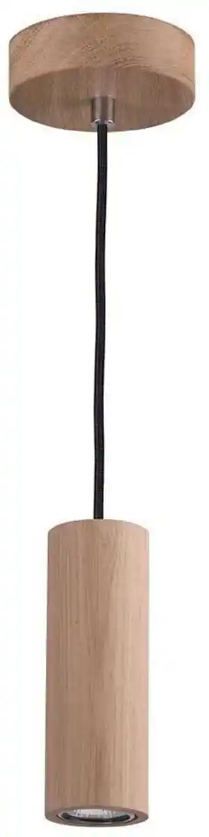 Bild 1 von SPOT Light Pendelleuchte PIPE, LED wechselbar, Warmweiß, Hängeleuchte, Naturprodukt aus Eichenholz, LED wechselbar