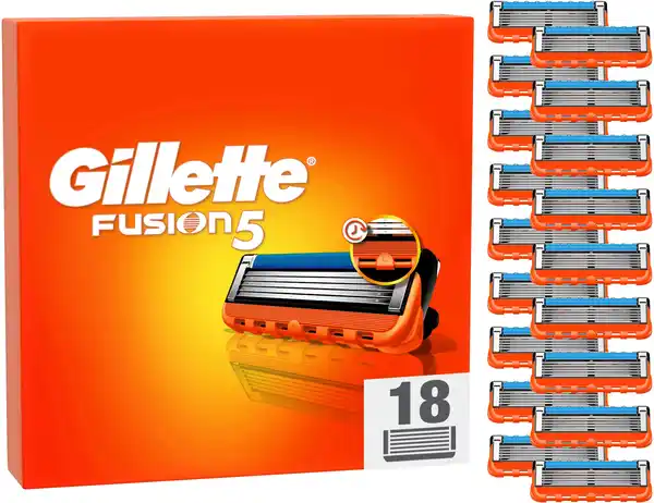 Bild 1 von Gillette Fusion 5 System Rasierklingen, 18 Stk